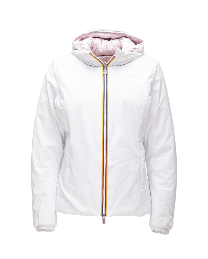 K-WAY Giubbino donna Lily WHITE GARDENIA - ROSE HUSHED