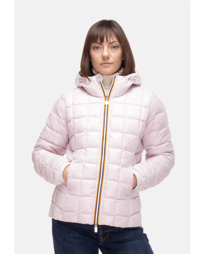 K-WAY Giubbino donna Lily WHITE GARDENIA - ROSE HUSHED