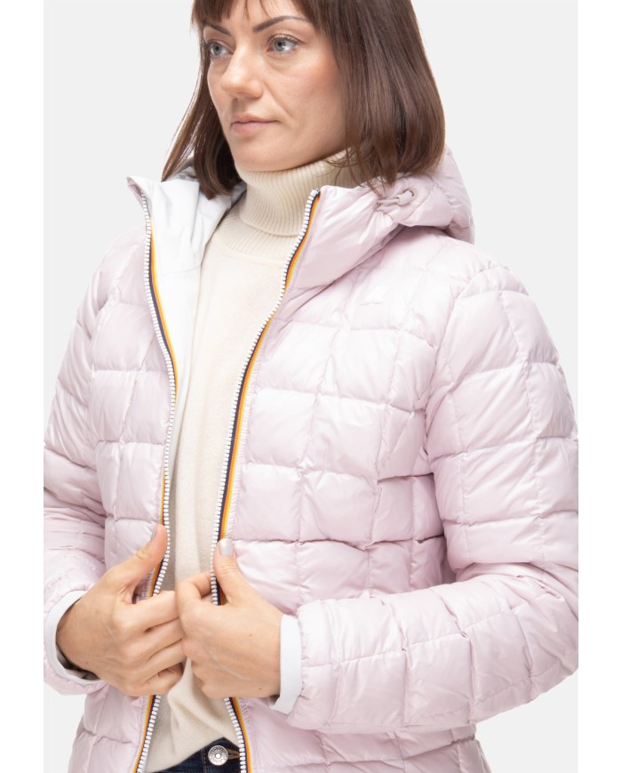K-WAY Giubbino donna Lily WHITE GARDENIA - ROSE HUSHED
