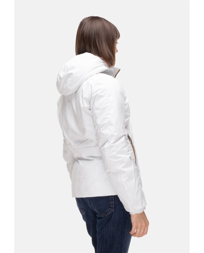 K-WAY Giubbino donna Lily WHITE GARDENIA - ROSE HUSHED