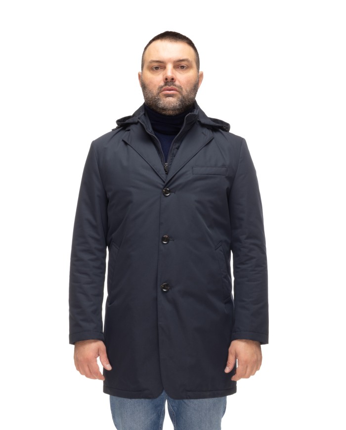 BRAMERINI Giaccone uomo Blu navy
