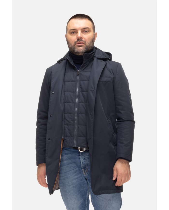 BRAMERINI Giaccone uomo Blu navy