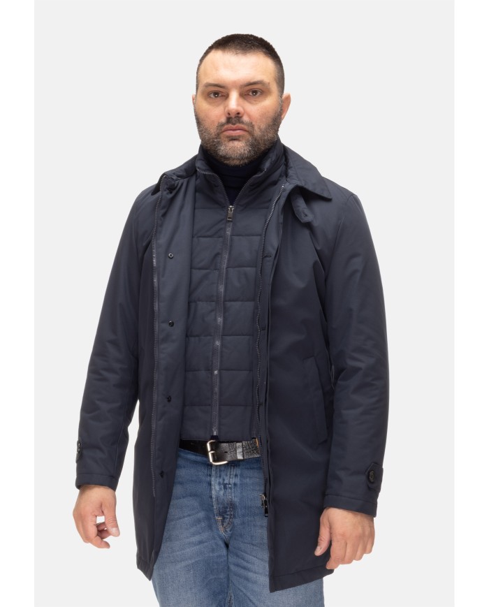 BRAMERINI Giaccone uomo Blu navy
