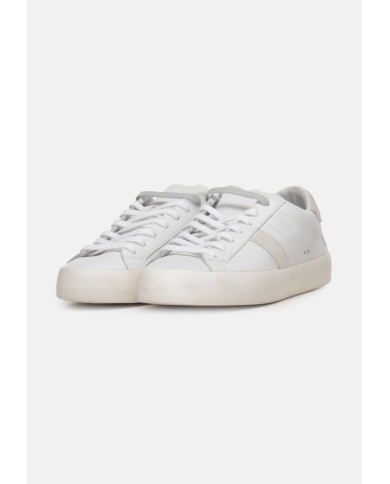 D.A.T.E. Sneakers uomo Hill Low Calf White               