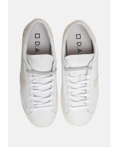 D.A.T.E. Sneakers uomo Hill Low Calf White               