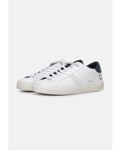 D.A.T.E. Sneakers uomo Hill Low Calf WHITE-BLUE