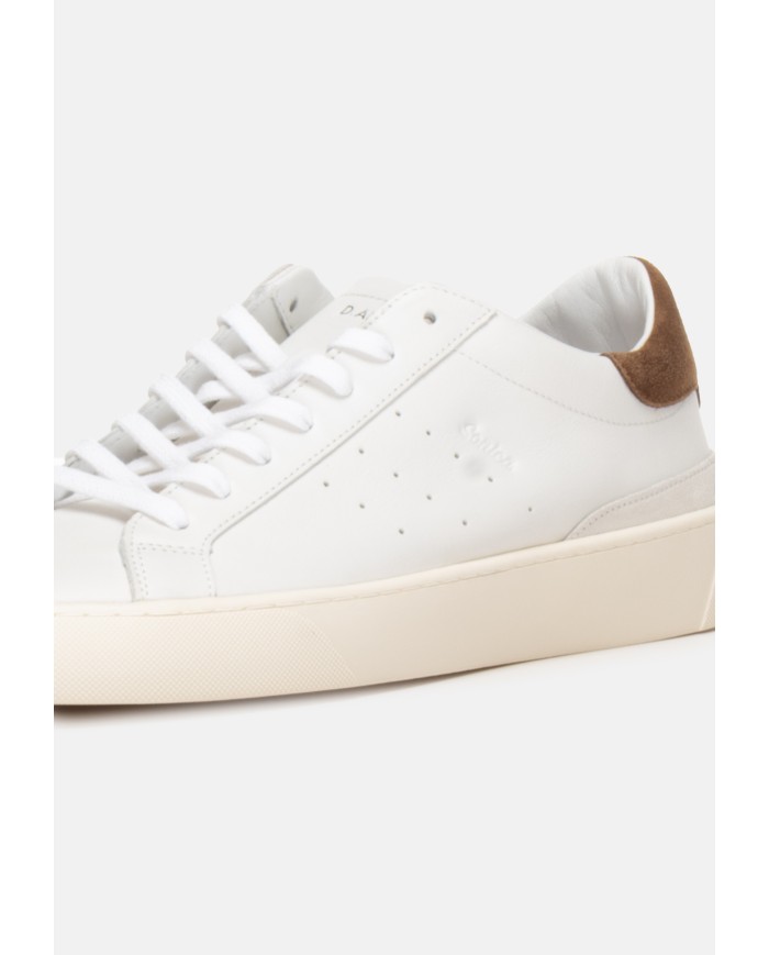 D.A.T.E. sneakers uomo Sonica WHITE-CUOIO