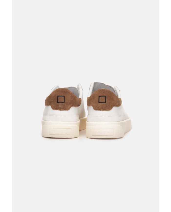 D.A.T.E. sneakers uomo Sonica WHITE-CUOIO