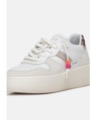 D.A.T.E. Sneakers donna Court Platform WHITE-LEOPAR