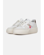 D.A.T.E. Sneakers donna Court Platform WHITE-LEOPAR