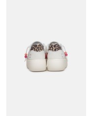 D.A.T.E. Sneakers donna Court Platform WHITE-LEOPAR