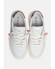 D.A.T.E. Sneakers donna Court Platform WHITE-LEOPAR