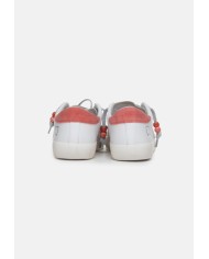 D.A.T.E. Sneakers donna Hill Low Calf WHITE-CORAL
