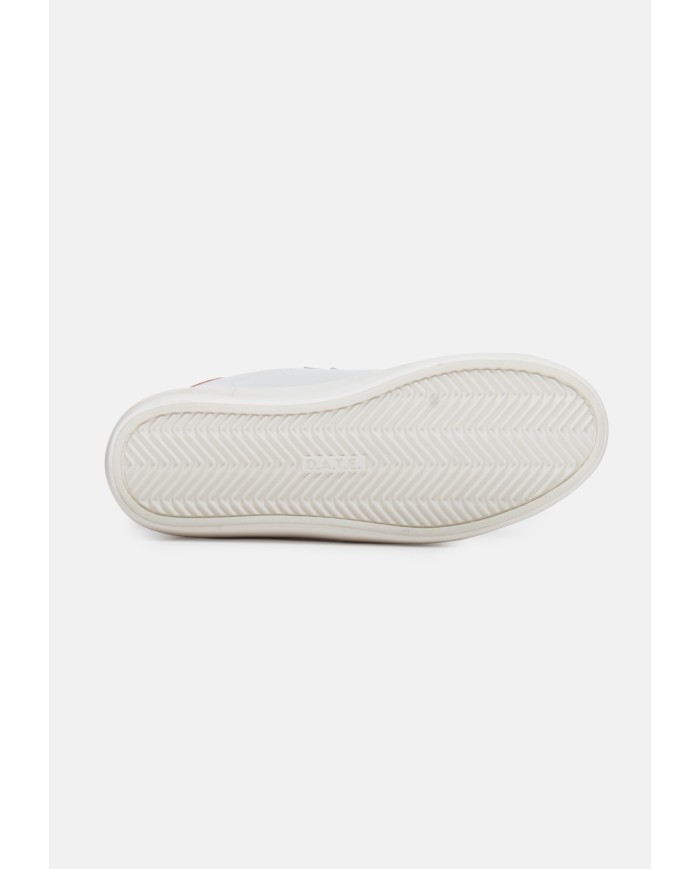 D.A.T.E. Sneakers donna Hill Low Calf WHITE-CORAL