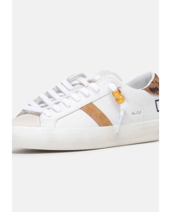 D.A.T.E. Sneakers donna Hill Low Calf white-leopard