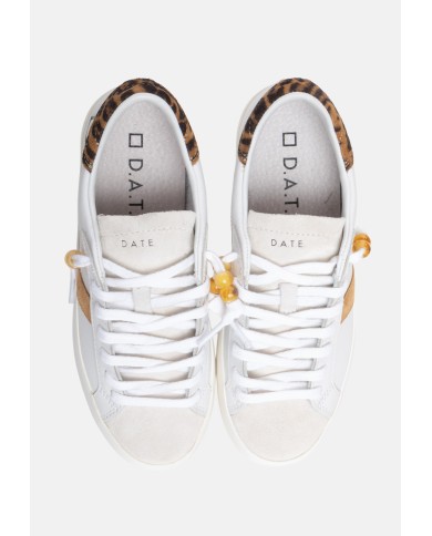 D.A.T.E. Sneakers donna Hill Low Calf white-leopard
