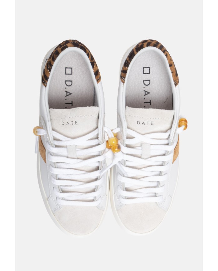 D.A.T.E. Sneakers donna Hill Low Calf white-leopard