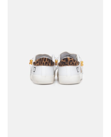 D.A.T.E. Sneakers donna Hill Low Calf white-leopard
