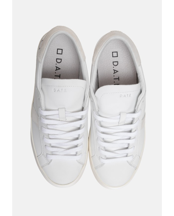 D.A.T.E. Sneakers donna Hill Low Calf White               