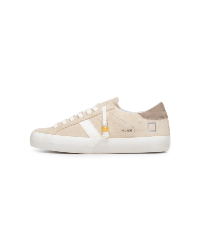 D.A.T.E. sneakers donna Hill Low Calf Beige