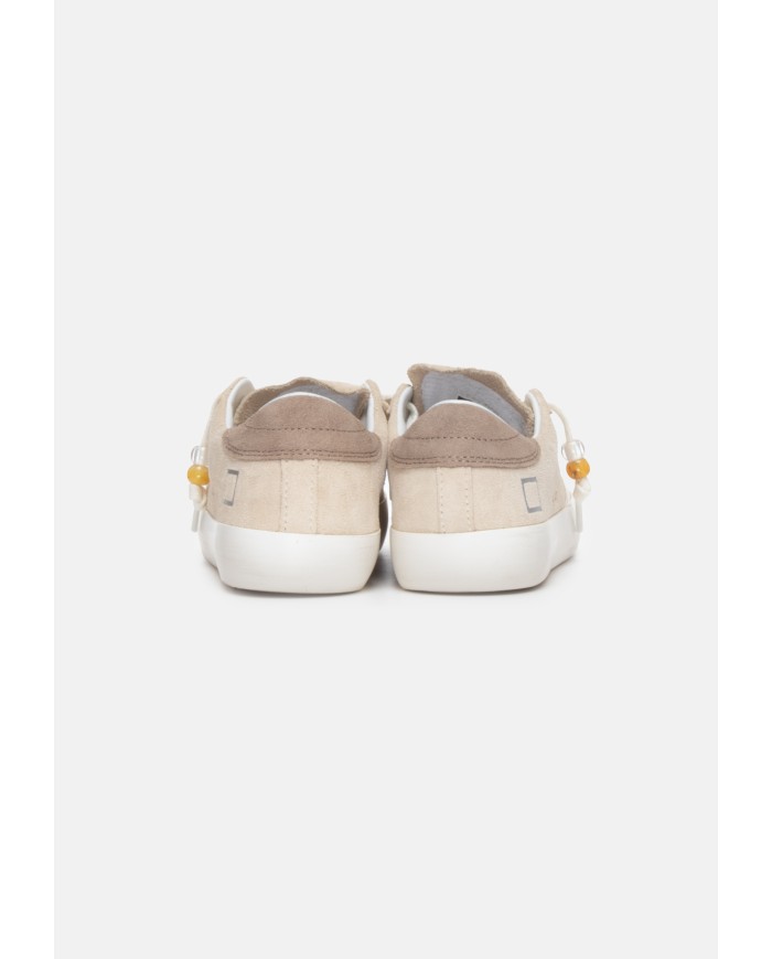 D.A.T.E. sneakers donna Hill Low Calf Beige