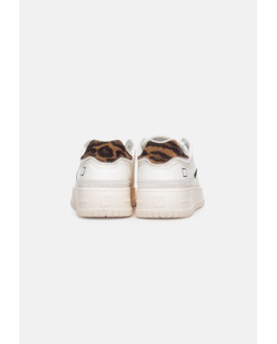 D.A.T.E. Sneakers donna Torneo white-leopard