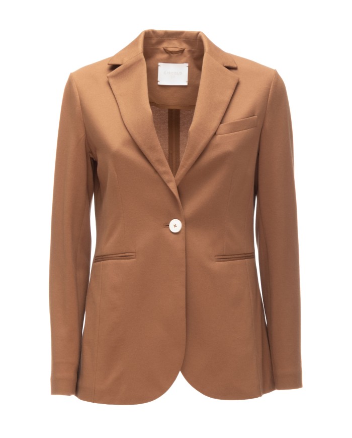 CIRCOLO 1901 Giacca donna piquet Marrone Bruciato