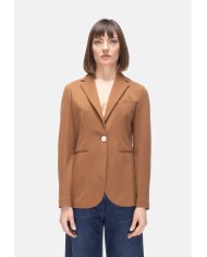 CIRCOLO 1901 Giacca donna piquet Marrone Bruciato
