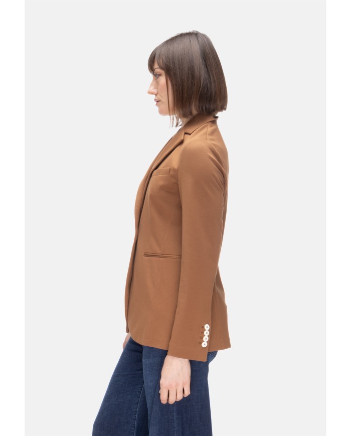 CIRCOLO 1901 Giacca donna piquet Marrone Bruciato