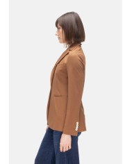 CIRCOLO 1901 Giacca donna piquet Marrone Bruciato