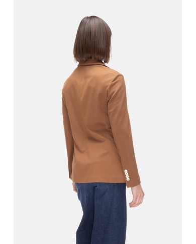 CIRCOLO 1901 Giacca donna piquet Marrone Bruciato