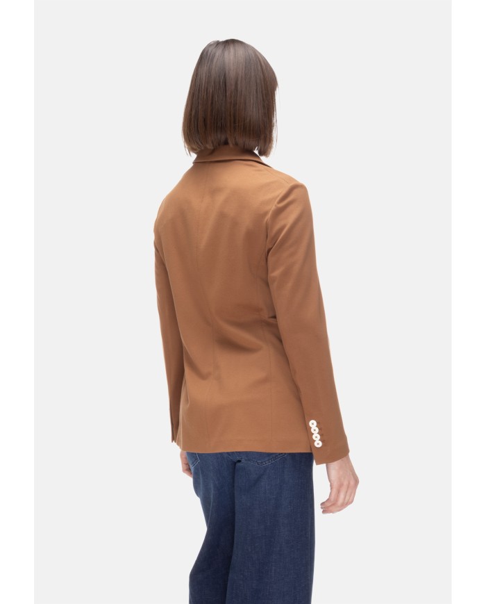 CIRCOLO 1901 Giacca donna piquet Marrone Bruciato