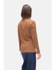 CIRCOLO 1901 Giacca donna piquet Marrone Bruciato