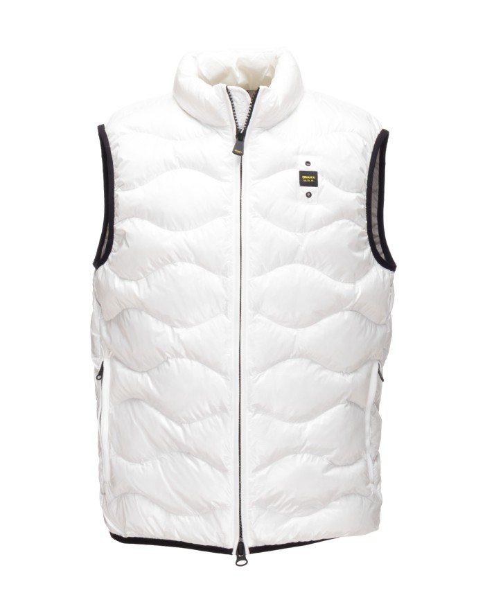 BLAUER Gilet uomo Danny bianco