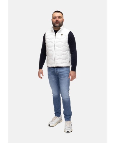 BLAUER Gilet uomo Danny bianco