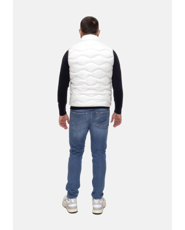 BLAUER Gilet uomo Danny bianco