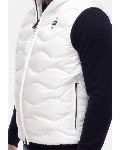 BLAUER Gilet uomo Danny bianco