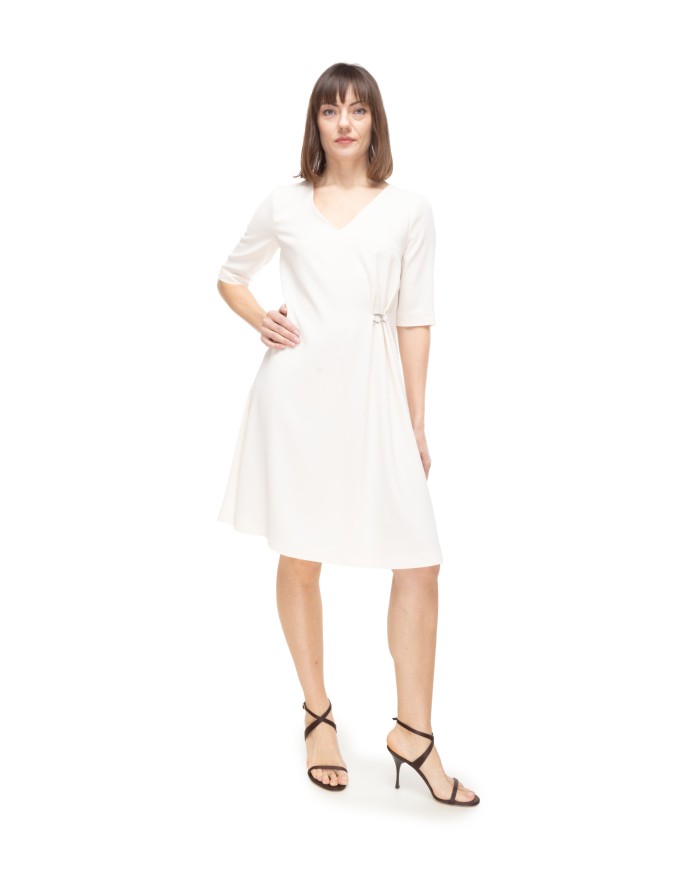 HERNO Abito midi donna Avorio