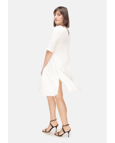 HERNO Abito midi donna Avorio