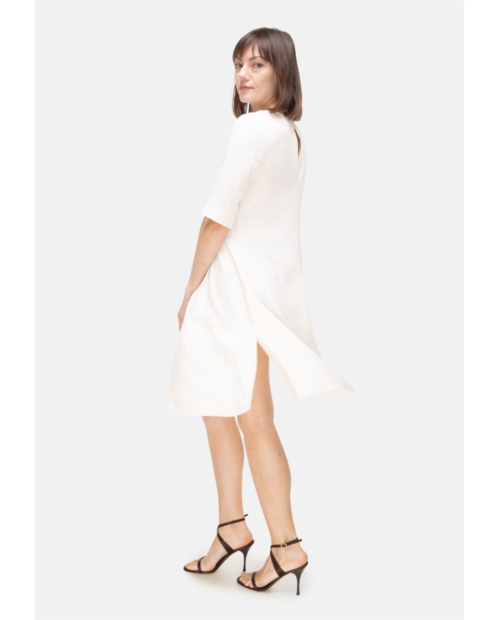 HERNO Abito midi donna Avorio