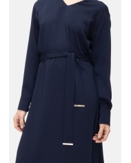 HERNO Abito lungo donna con cintura Blu