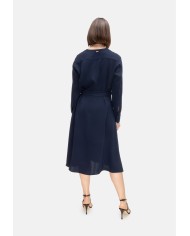HERNO Abito lungo donna con cintura Blu