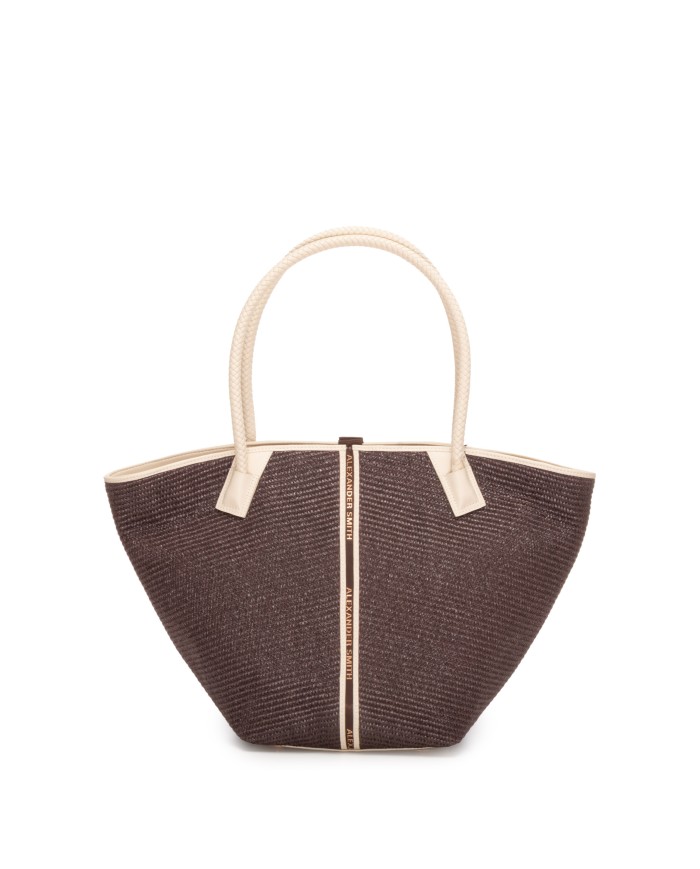 ALEXANDER SMITH Borsa donna Lauren medium marrone
