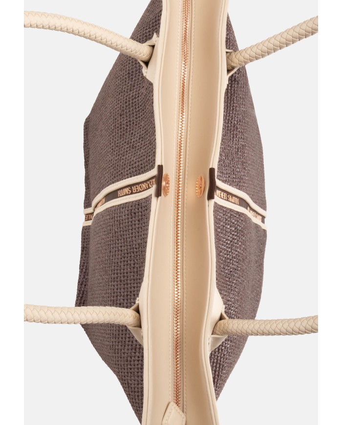 ALEXANDER SMITH Borsa donna Lauren medium marrone