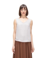 HERNO Blusa smanicata donna Chantilly