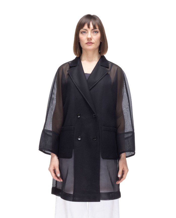 HERNO Soprabito doppiopetto donna Nero