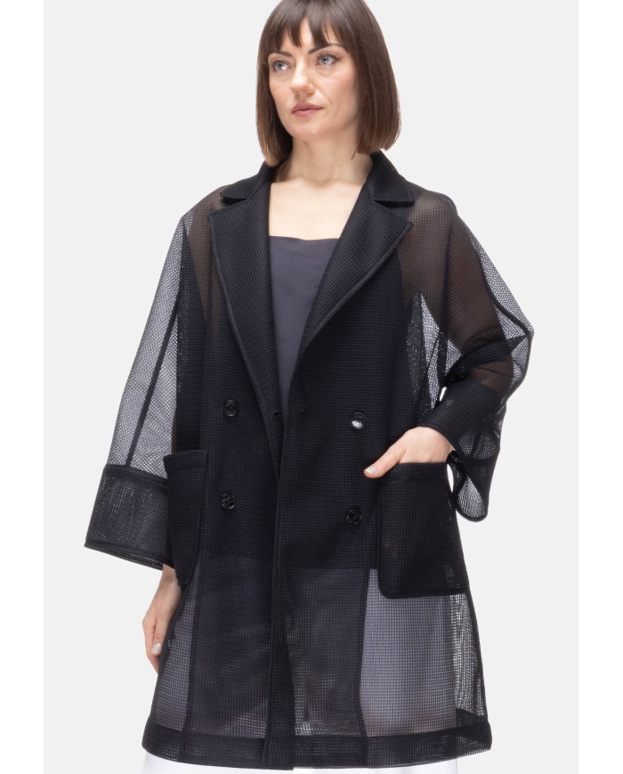 HERNO Soprabito doppiopetto donna Nero