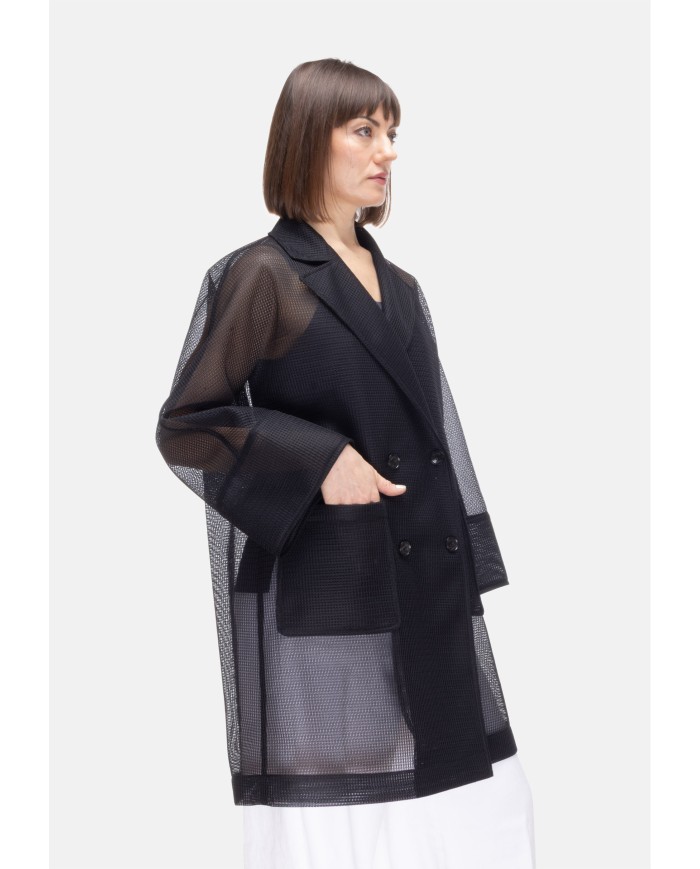 HERNO Soprabito doppiopetto donna Nero