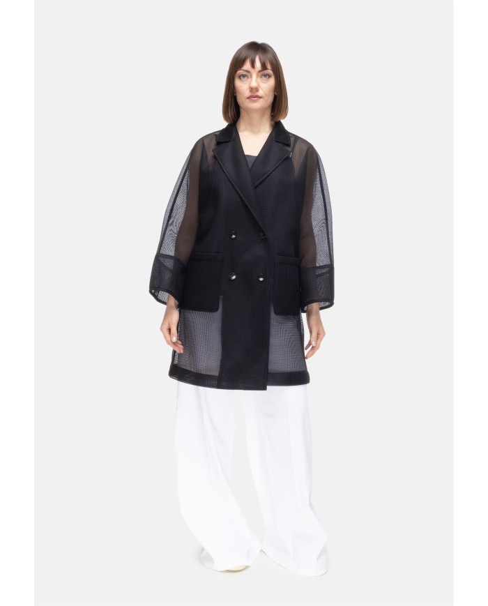 HERNO Soprabito doppiopetto donna Nero