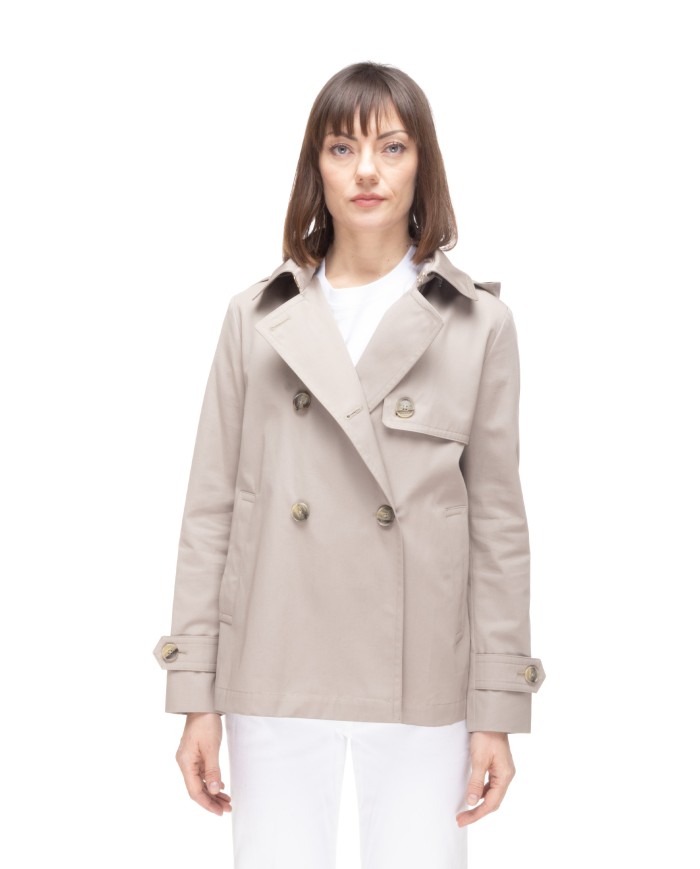 HERNO Trench corto donna Tortora